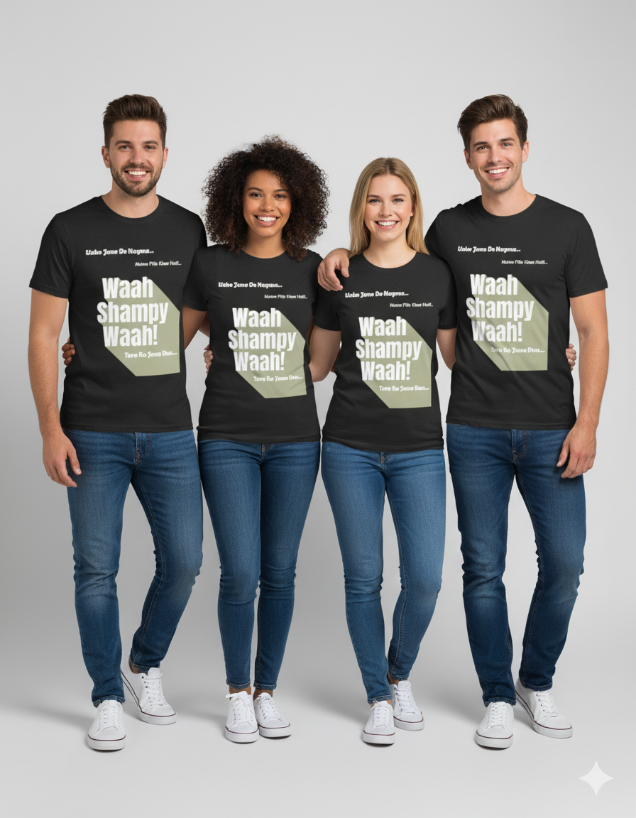 Unisex Meme Standard Crew T-Shirt black